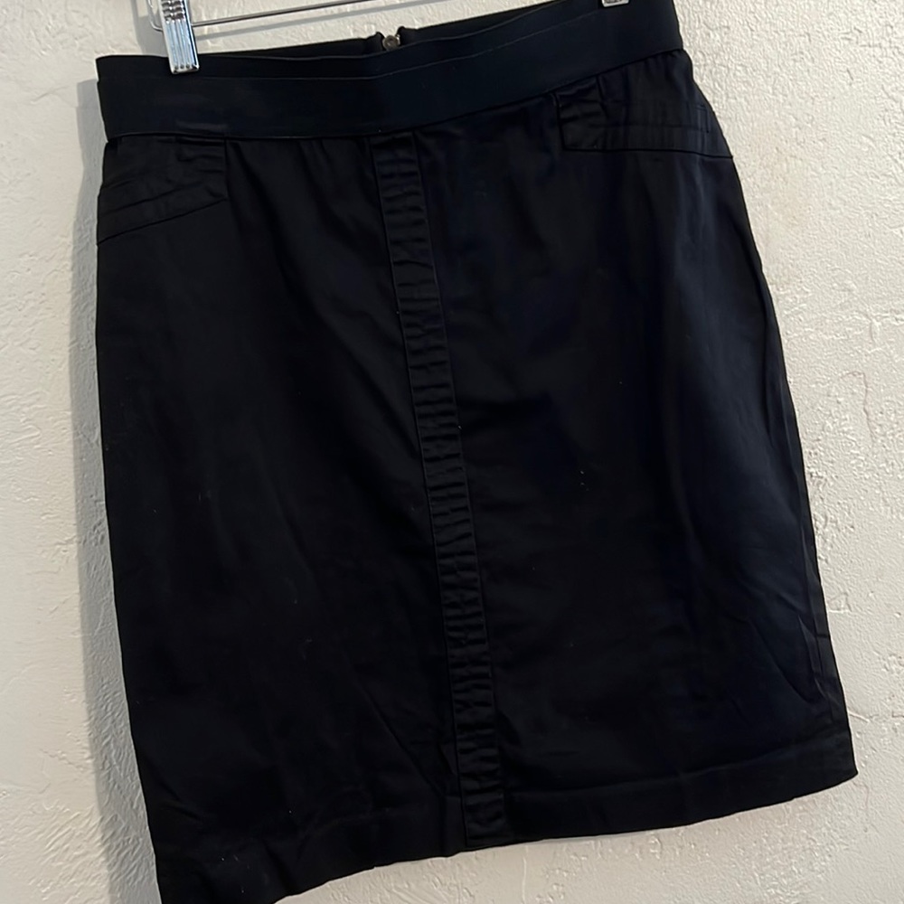 Larry Levine Cotton Stretch Skirt